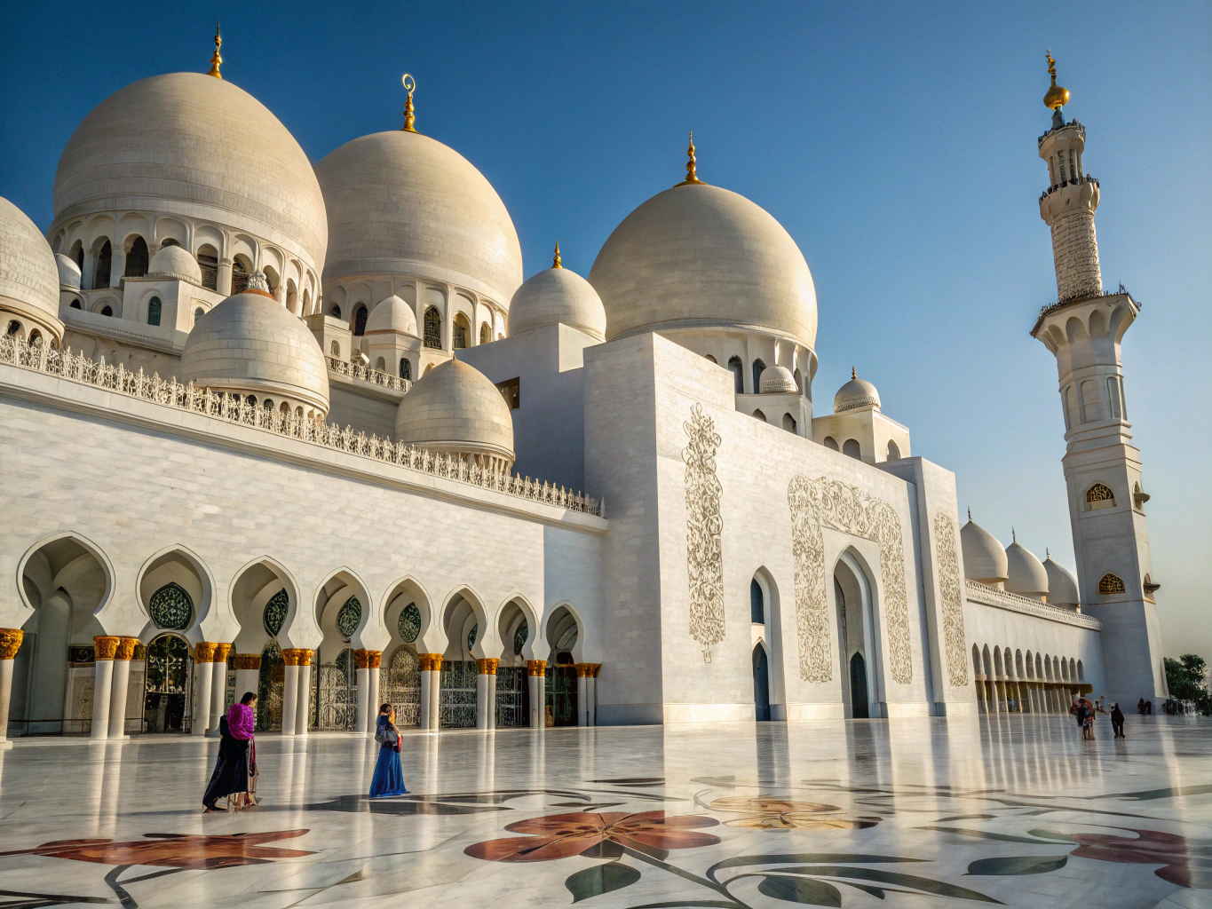 Shaikh Zayed Mosque representing FETC corporate presence
